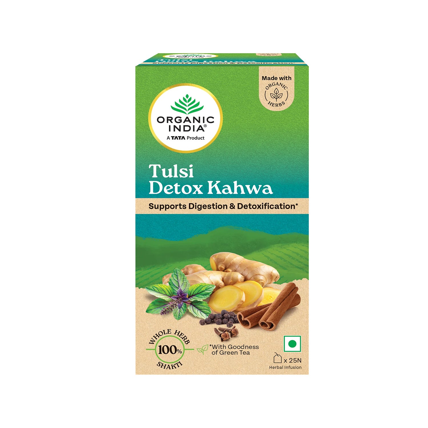 Organic India Tulsi Detox Kahwa 25Pcs