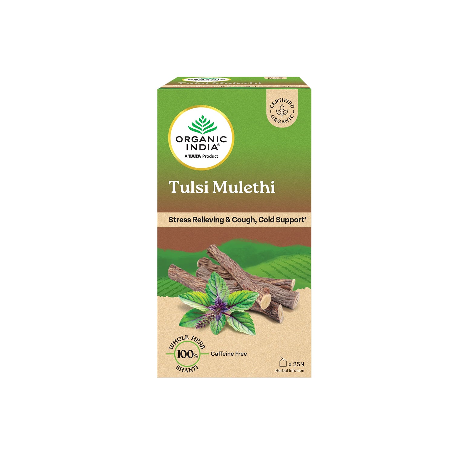 Organic India Tulsi Mulethi Tea 25Pcs