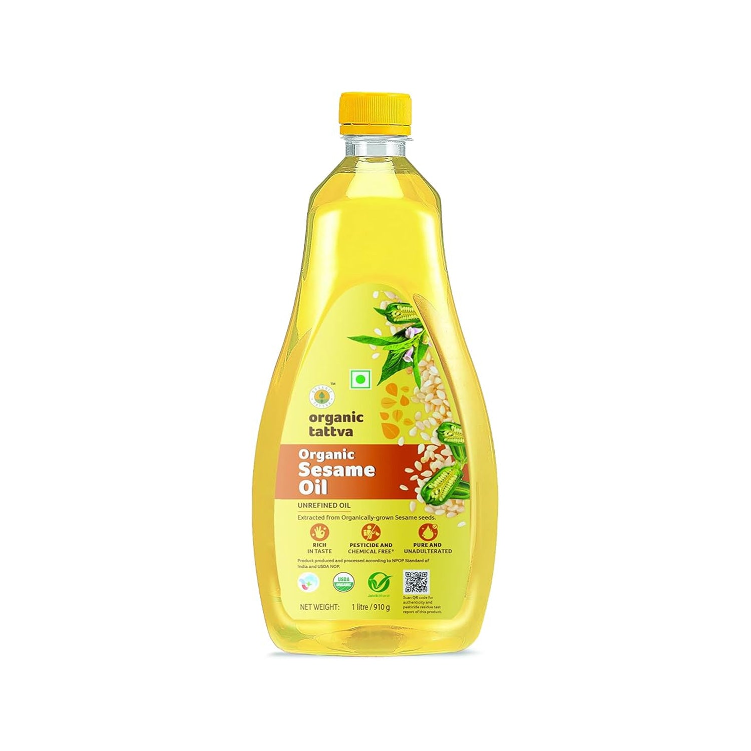 Organic Tattva Sesame Oil 1Ltr