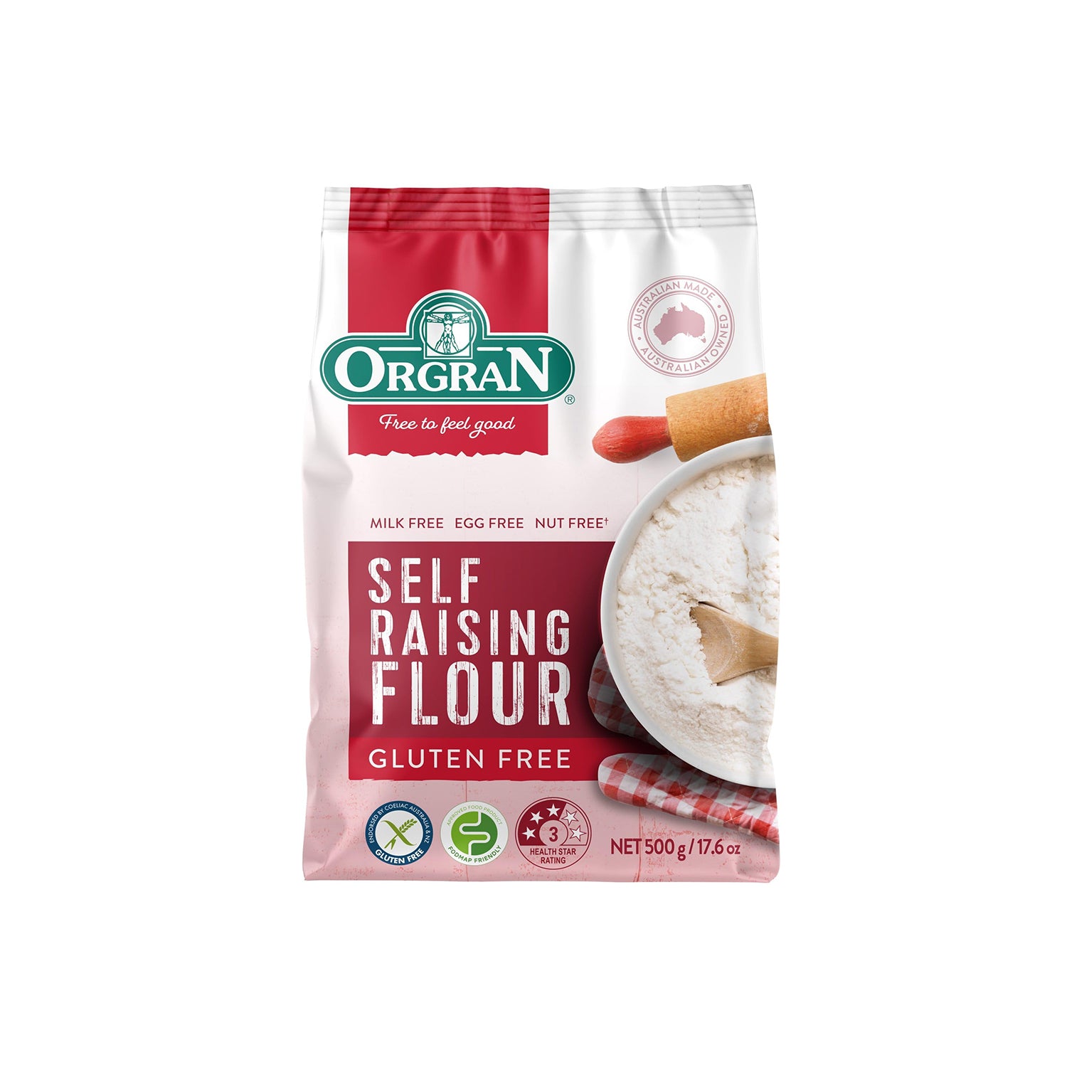 Orgran Self Raising Gluten free Flour 500Gm