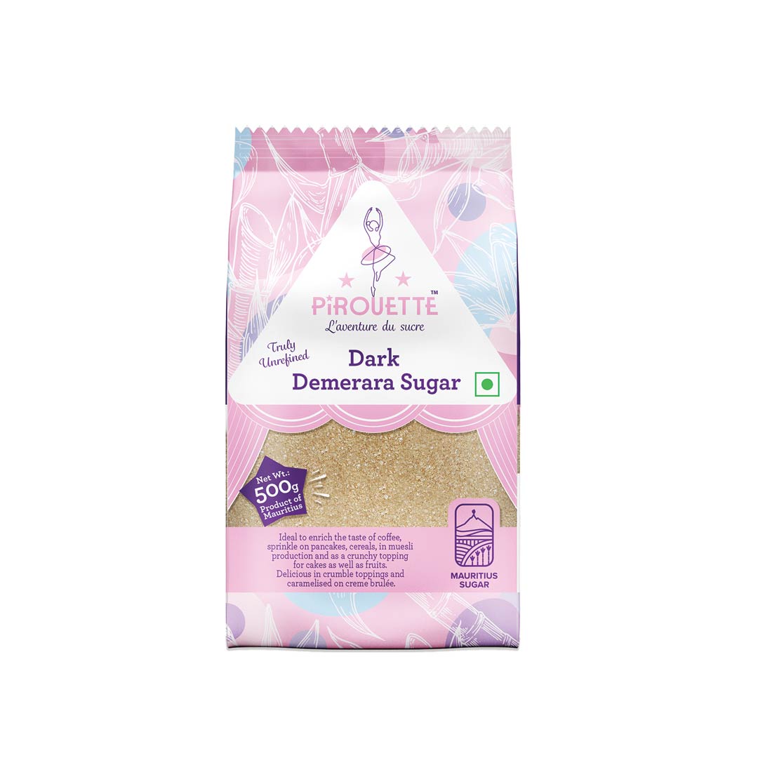 Pirouette Dark Demerara Sugar 500Gm