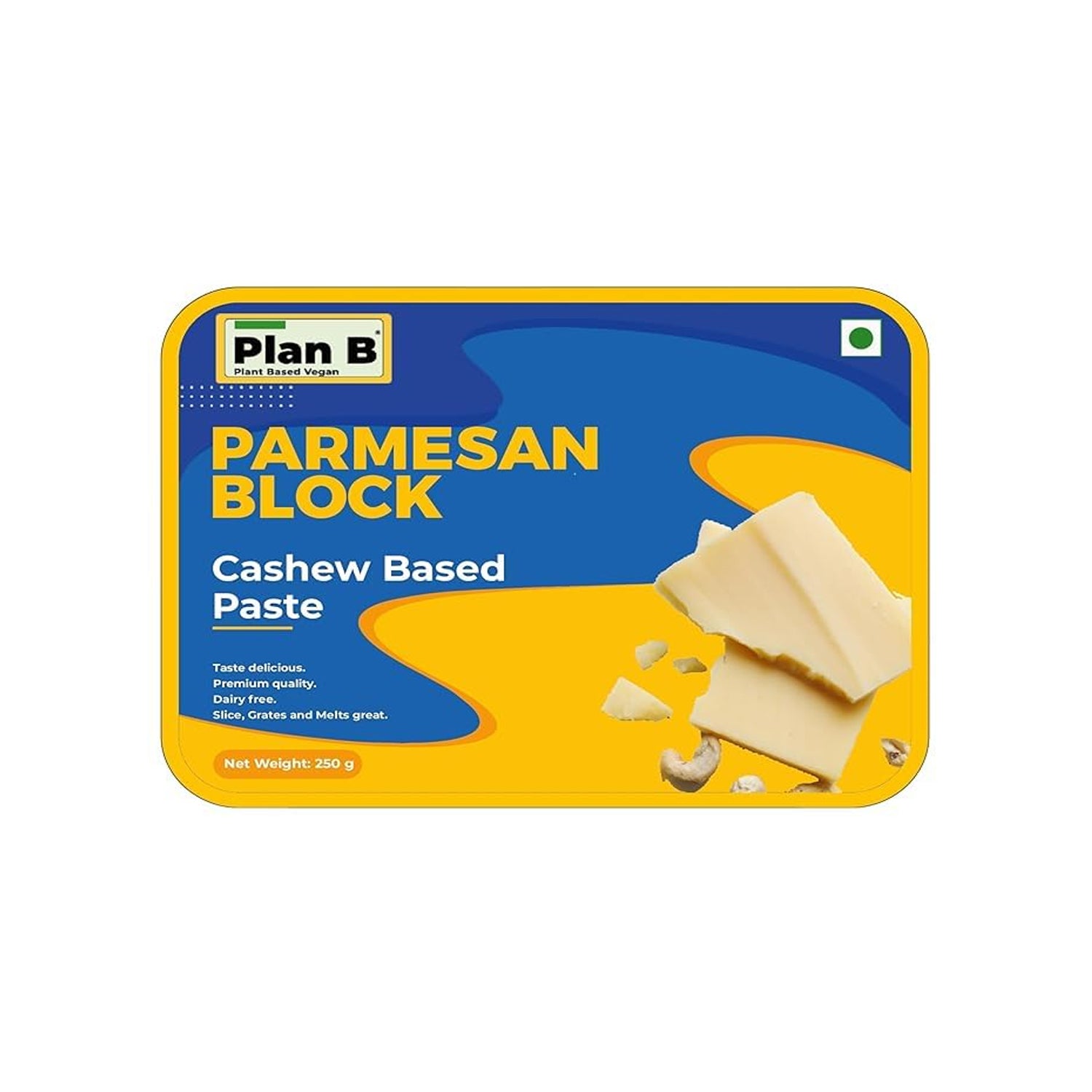 Plan B Plant Based Parmesan Cheese Block 250Gm