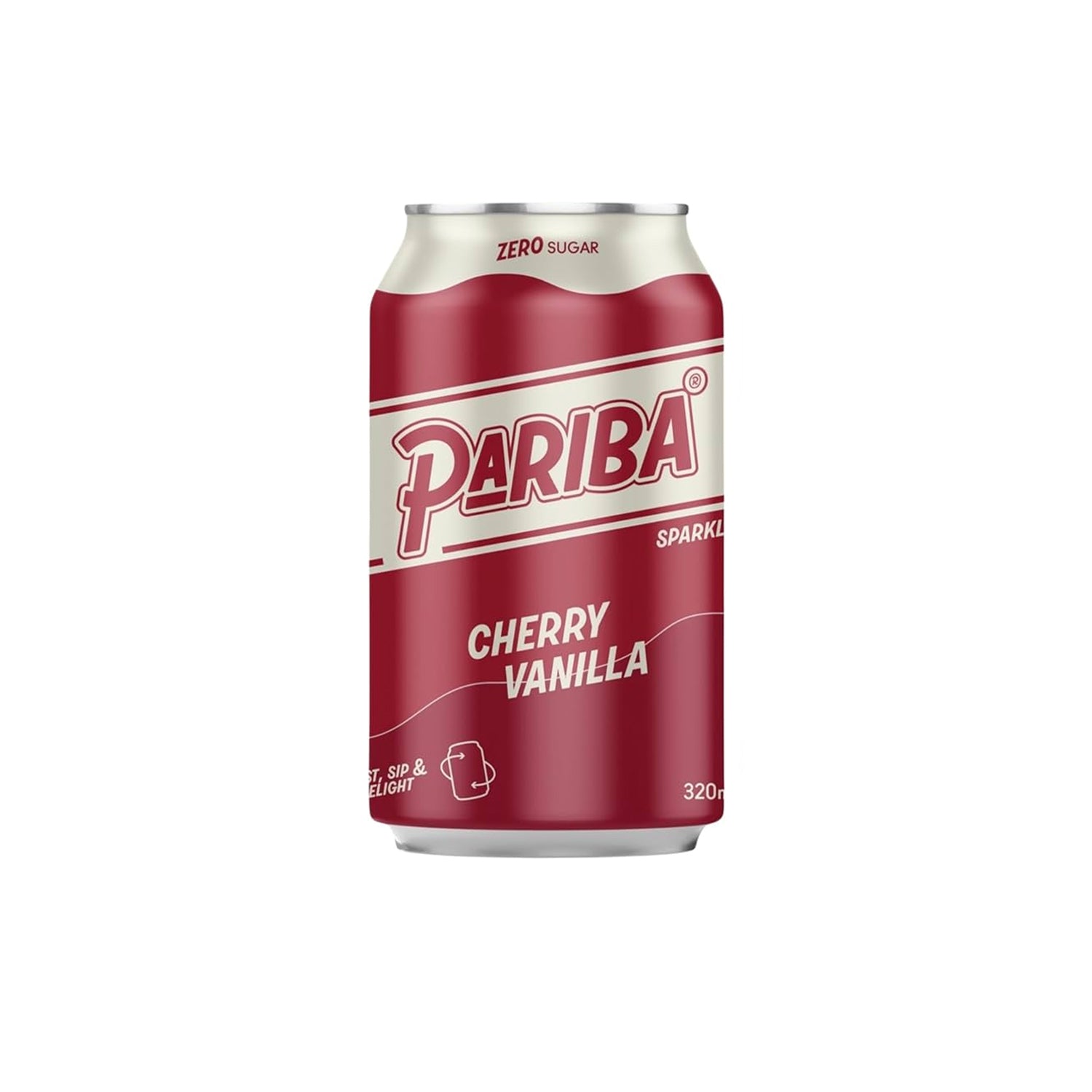 Pariba Soda Cherry Vanilla Soda Sugar Free 320Ml