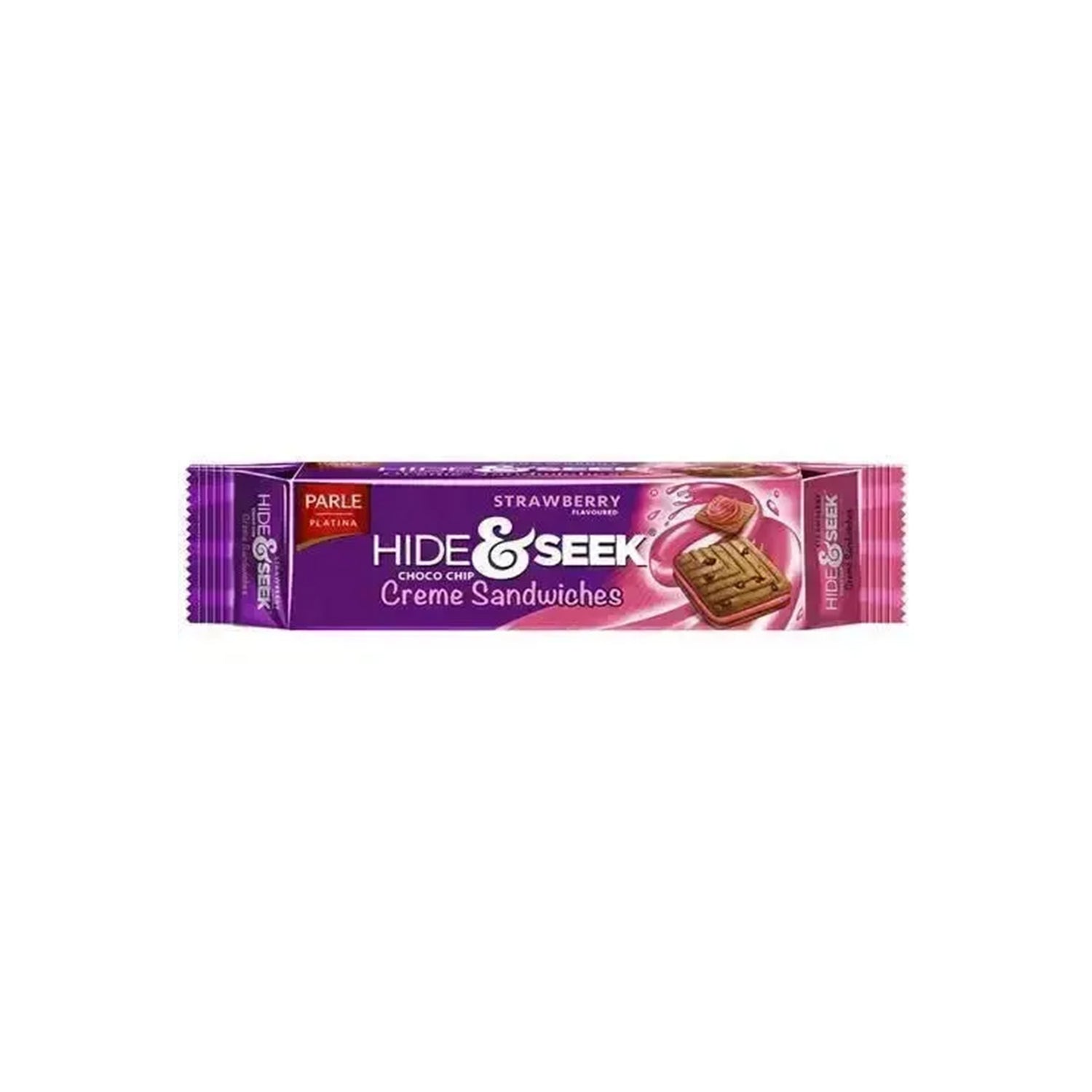 Parle Hide&Seek Strawberry Cream Biscuits 120Gm