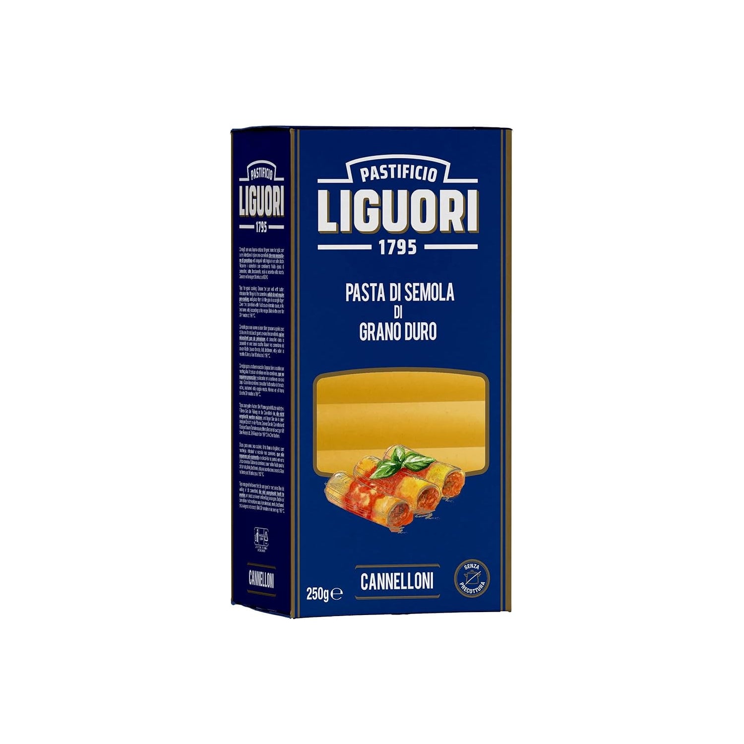 Pastificio Liguori Cannelloni Semola Pasta 250Gm