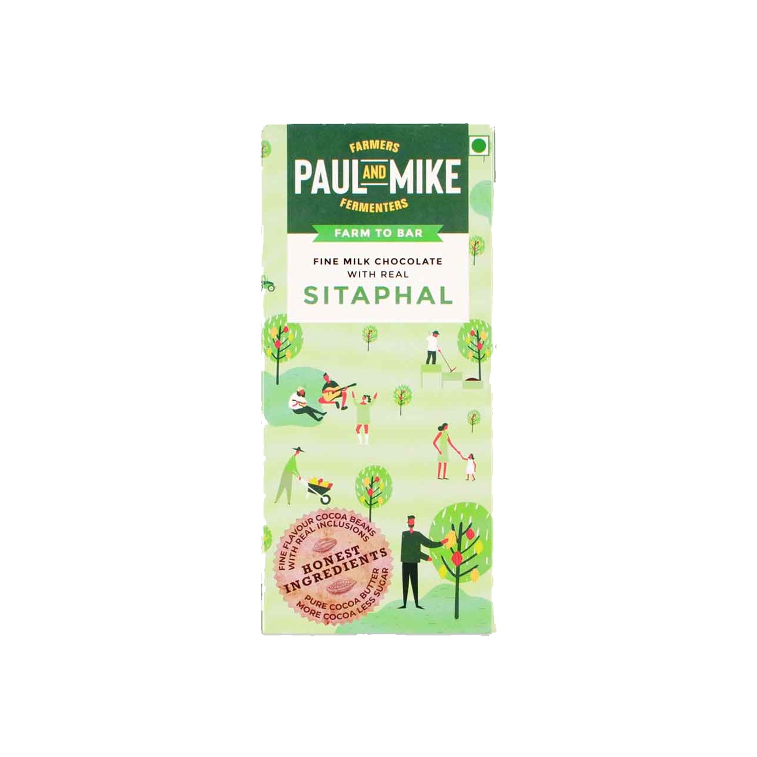 Paul & Mike Sitaphal Chocolate 68Gm