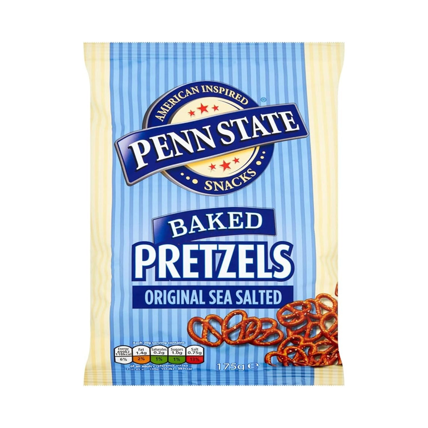 Penn State Baked Pretzels Sea Salted 175Gm