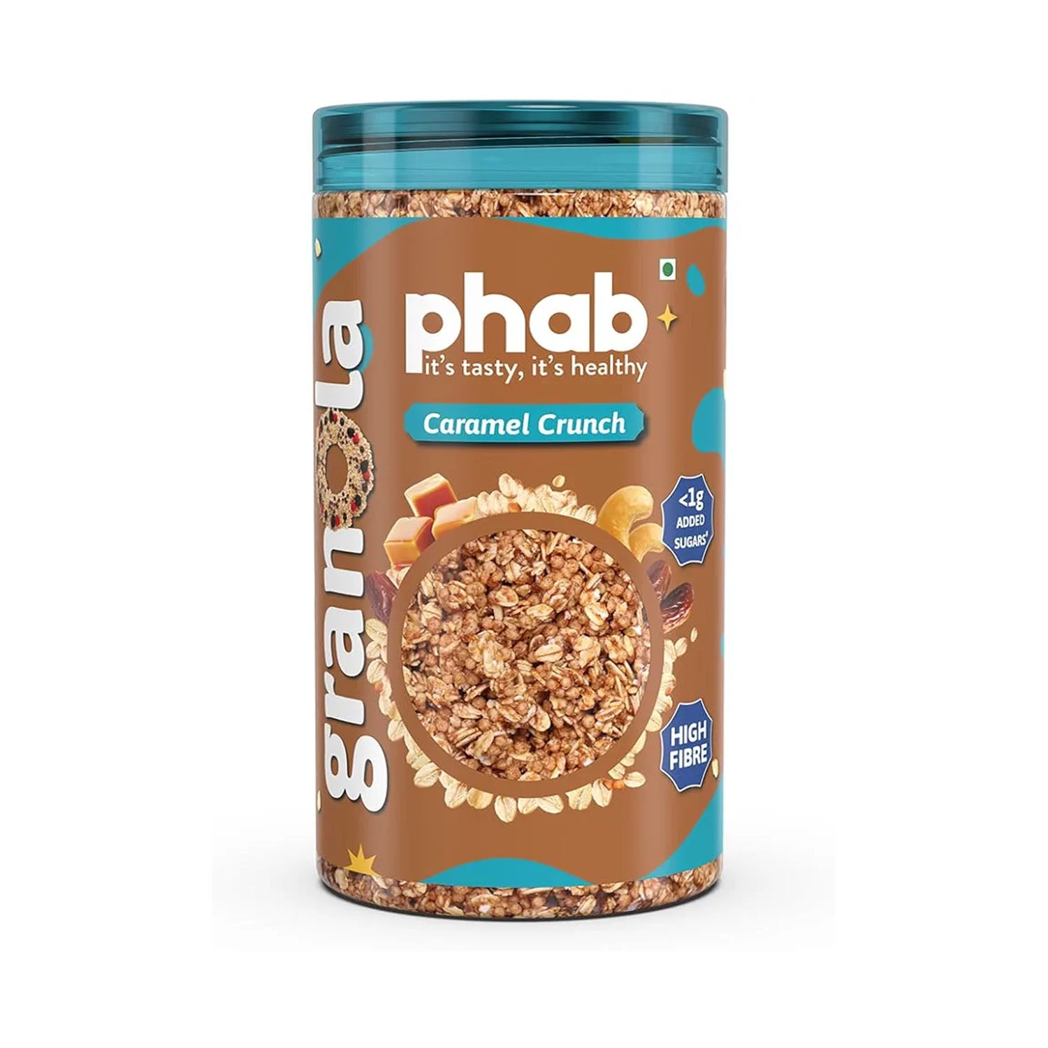Phab Granola Caramel Crunch 245Gm