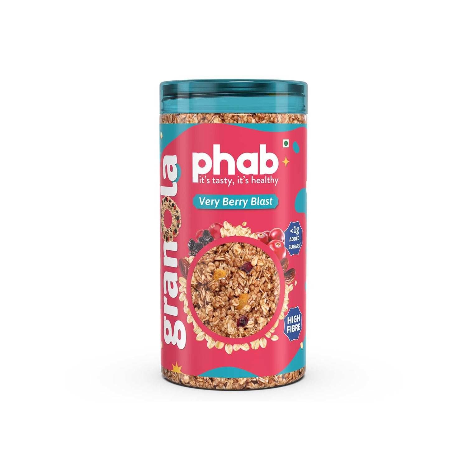 Phab Granola Very Berry Blast 245Gm