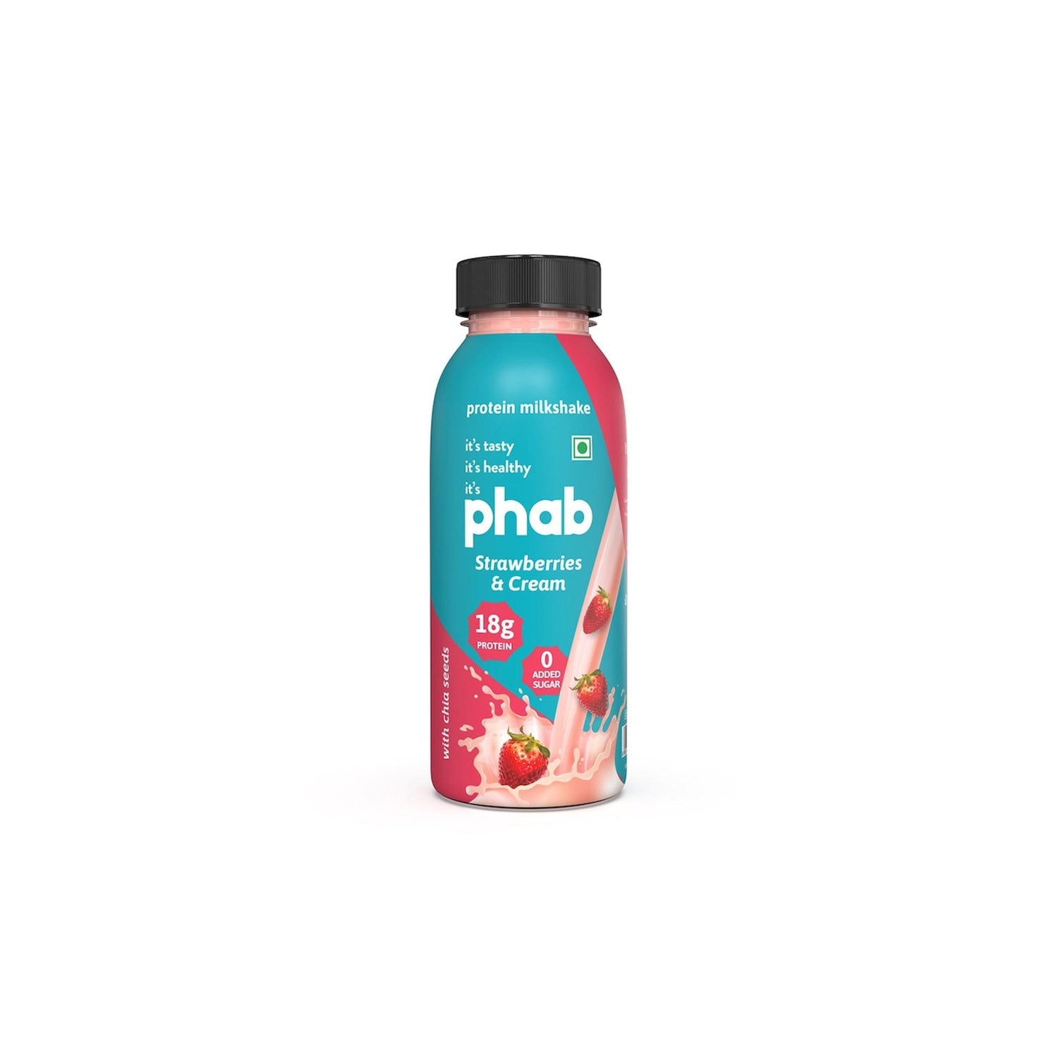Phab Protein Milkshake Strawberries Cream 200Ml