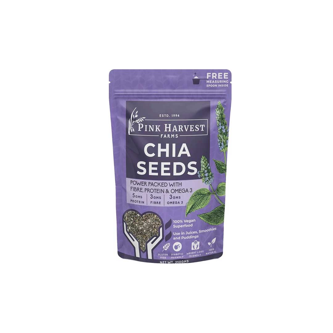Pink Harvest Farm Chia Seeds 350Gm