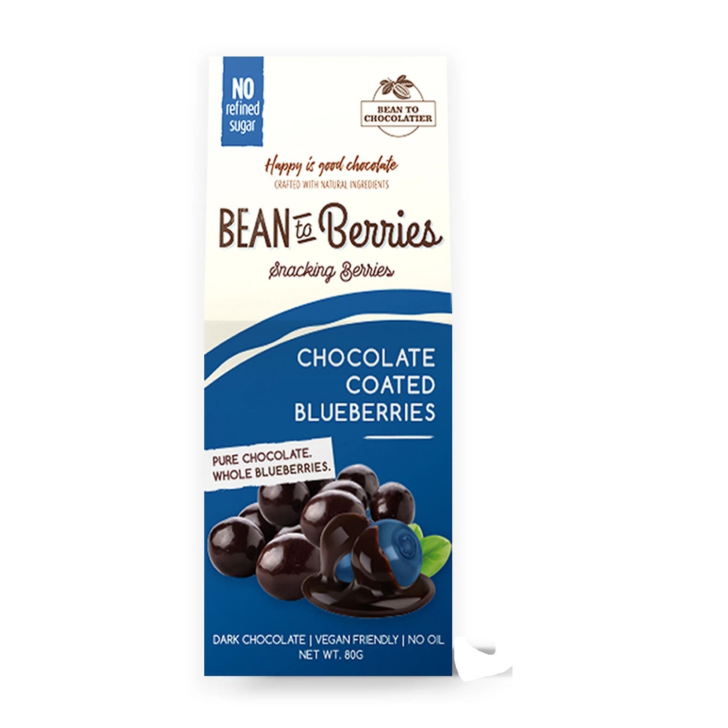 Pink Harvest Farms Bean To Berries Choco Blueberries 80Gm