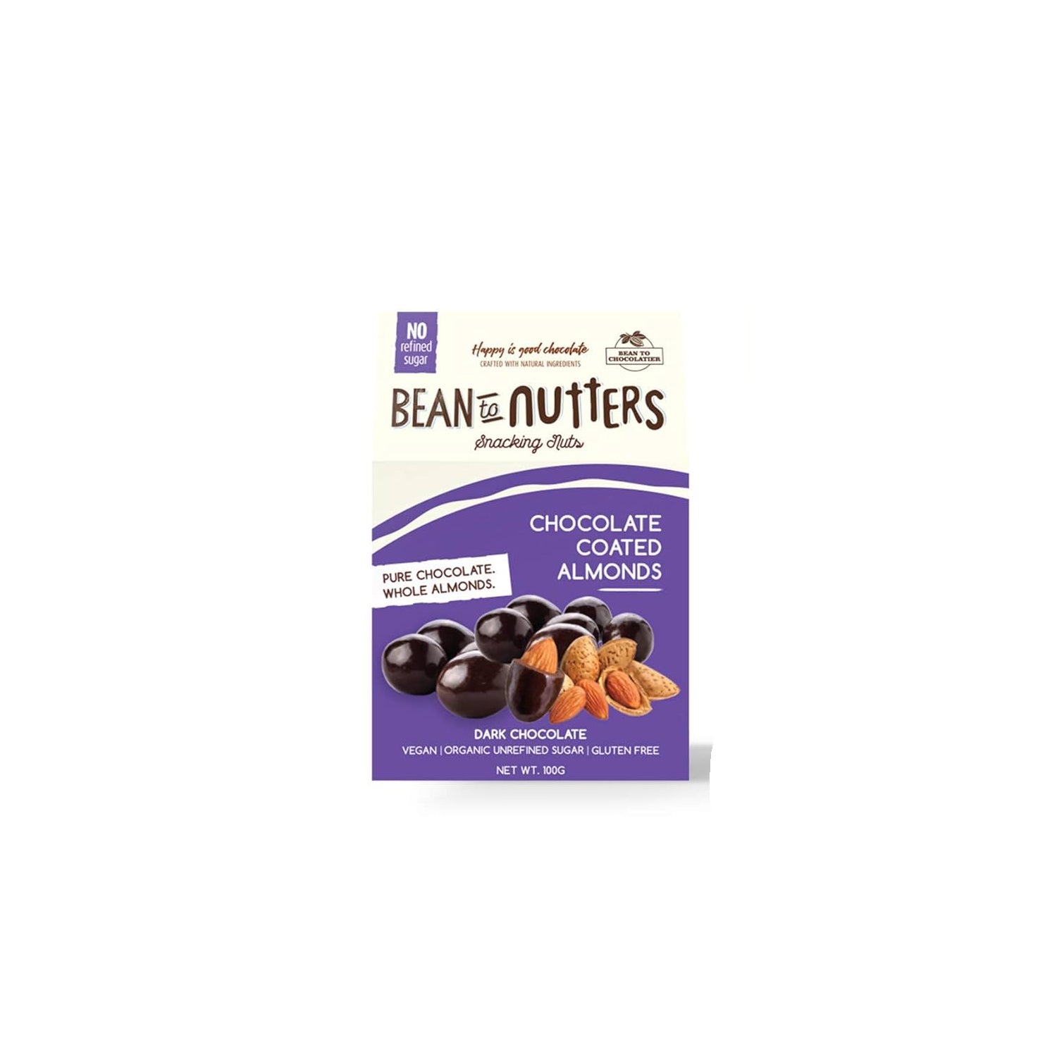 Pink Harvest Farms Bean To Nutters Choco Coated Almond 100 Gm