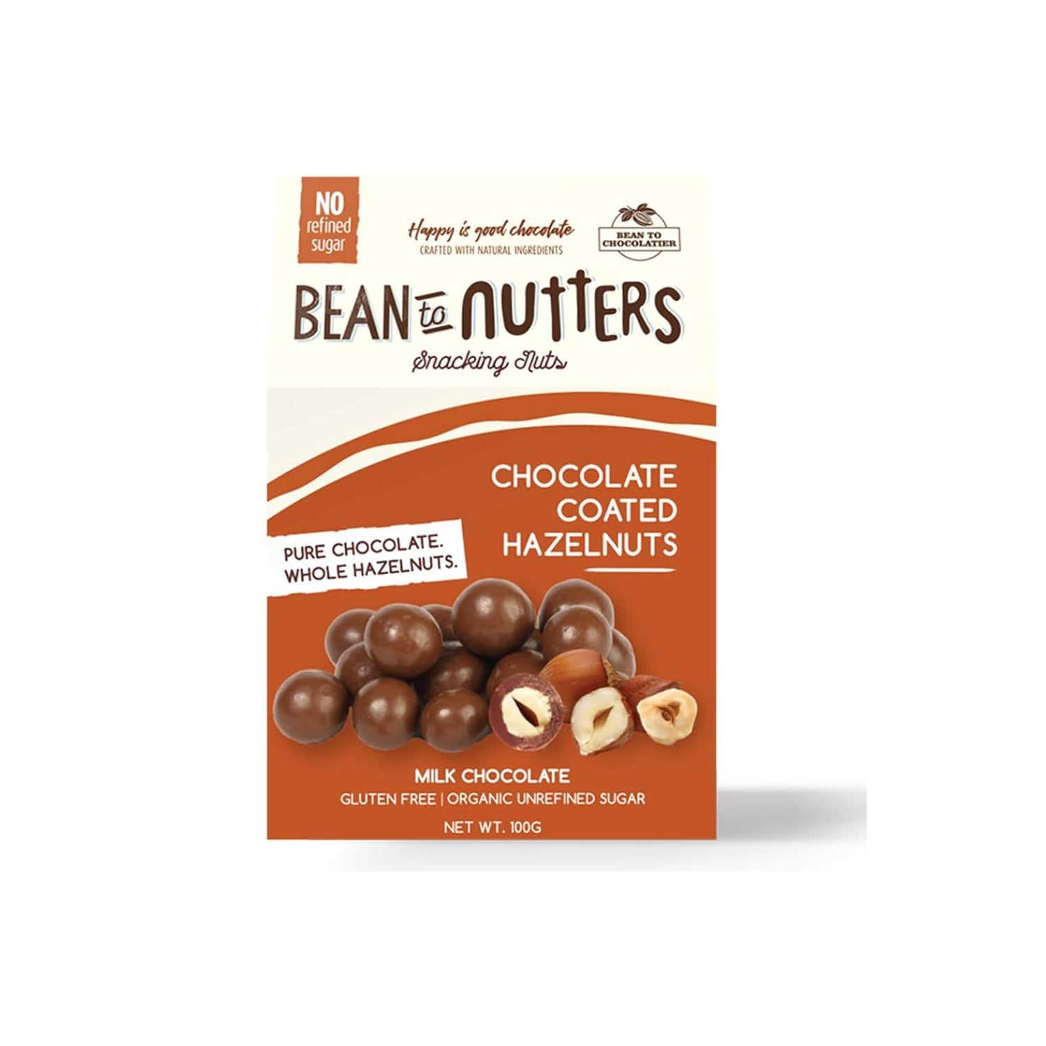 Pink Harvest Farms Bean To Nutters Choco Coated Hazelnut 100Gm