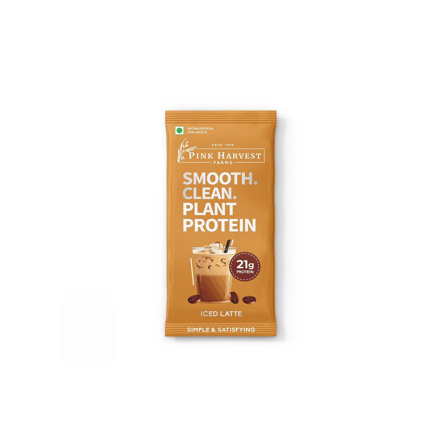 Pink Harvest Plant Protein Iced Latte 36Gm