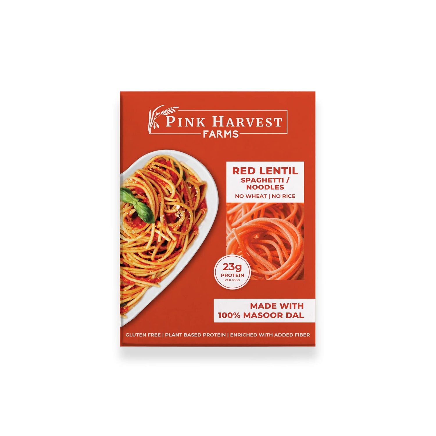 Pink Harvest Red Lentil Spaghetti Noodles 200Gm