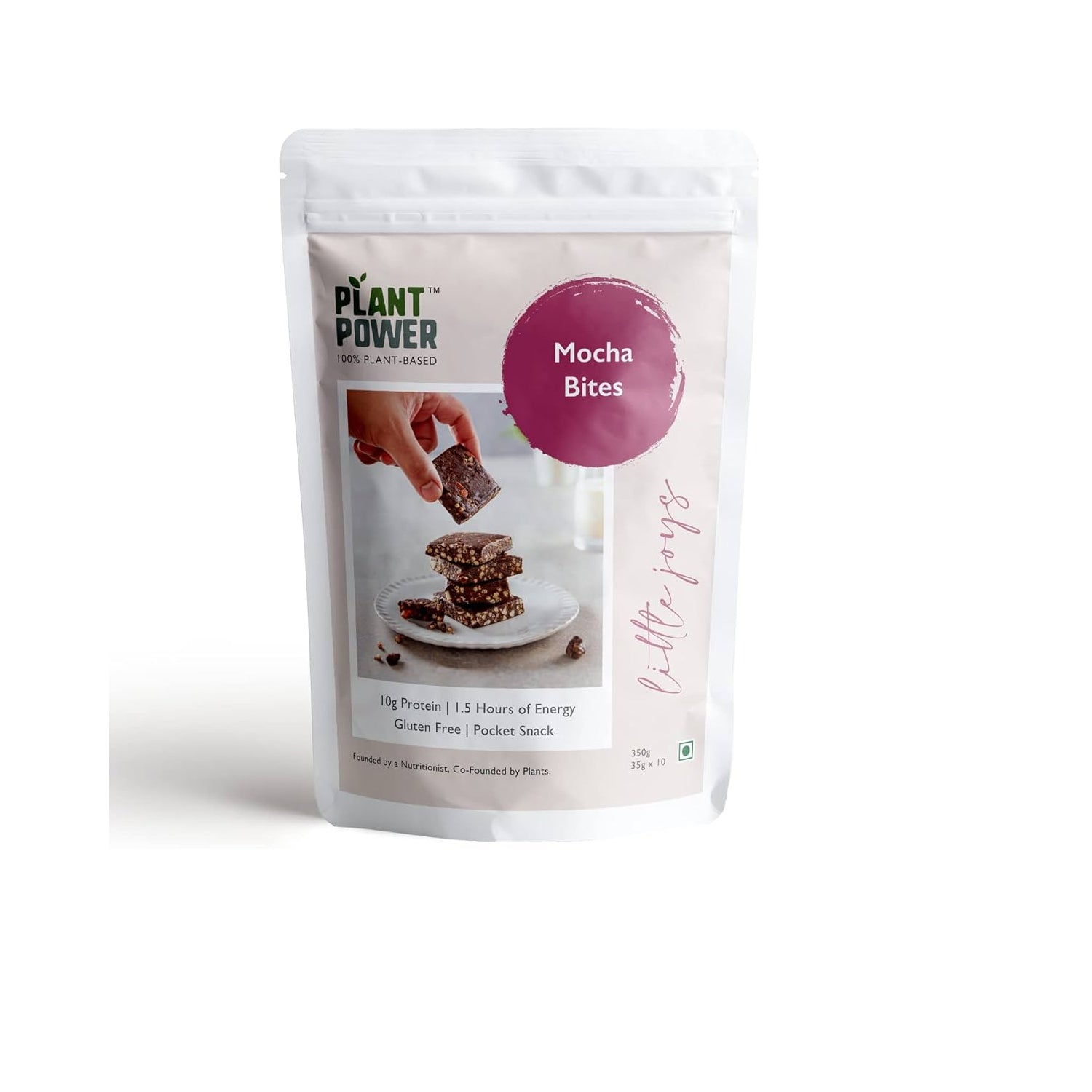 Plant Power Mocha Bites 350Gm