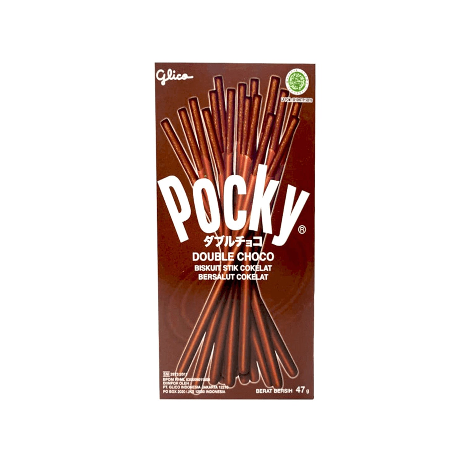 Pocky Double Choco Biscuits Stick 47Gm