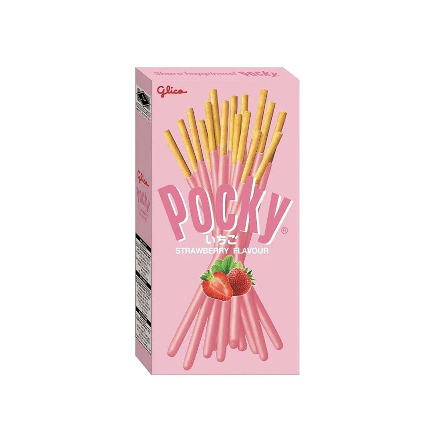 Pocky Straberry Biscuits Sticks 47Gm