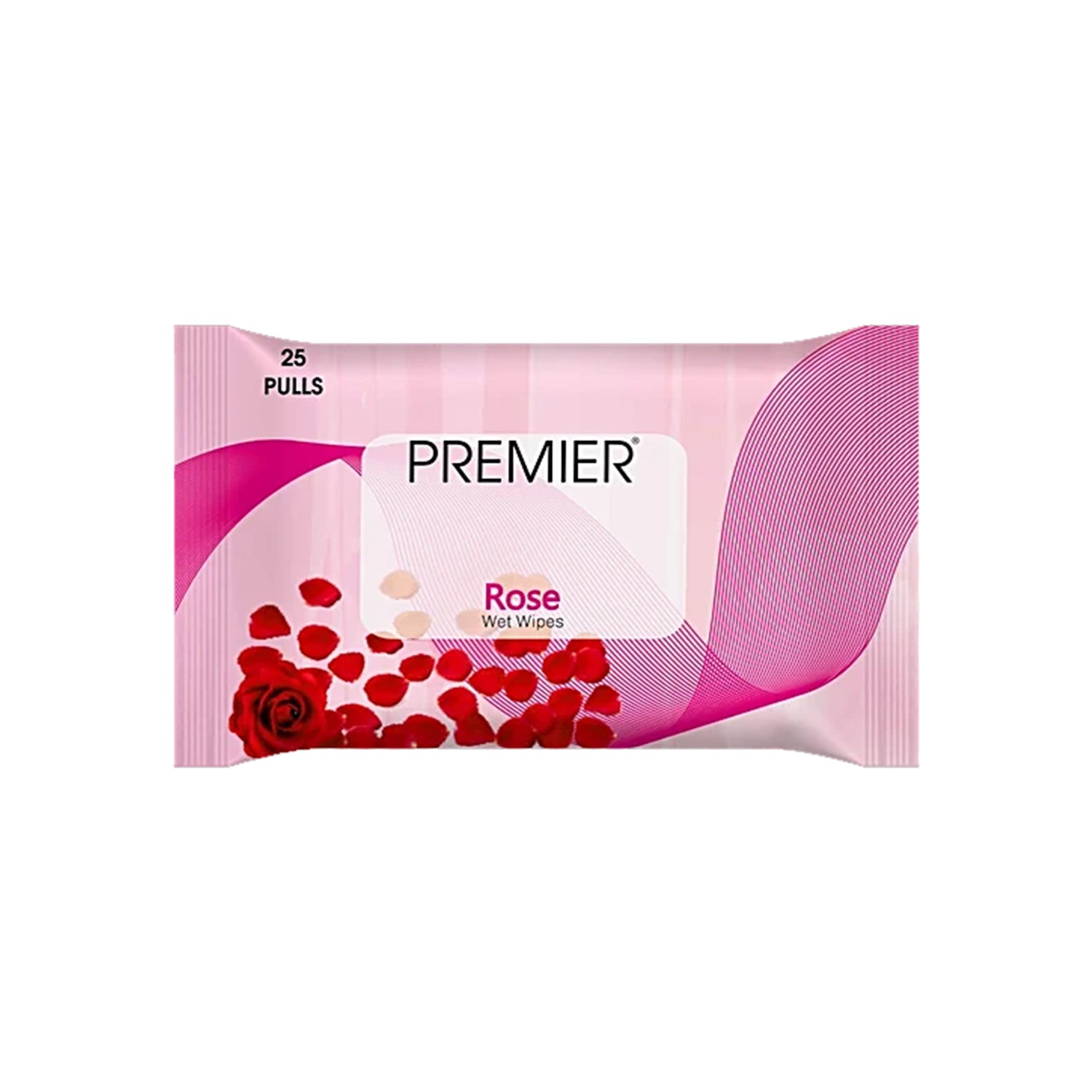 Premier Rose Wet Wipes 25Pc