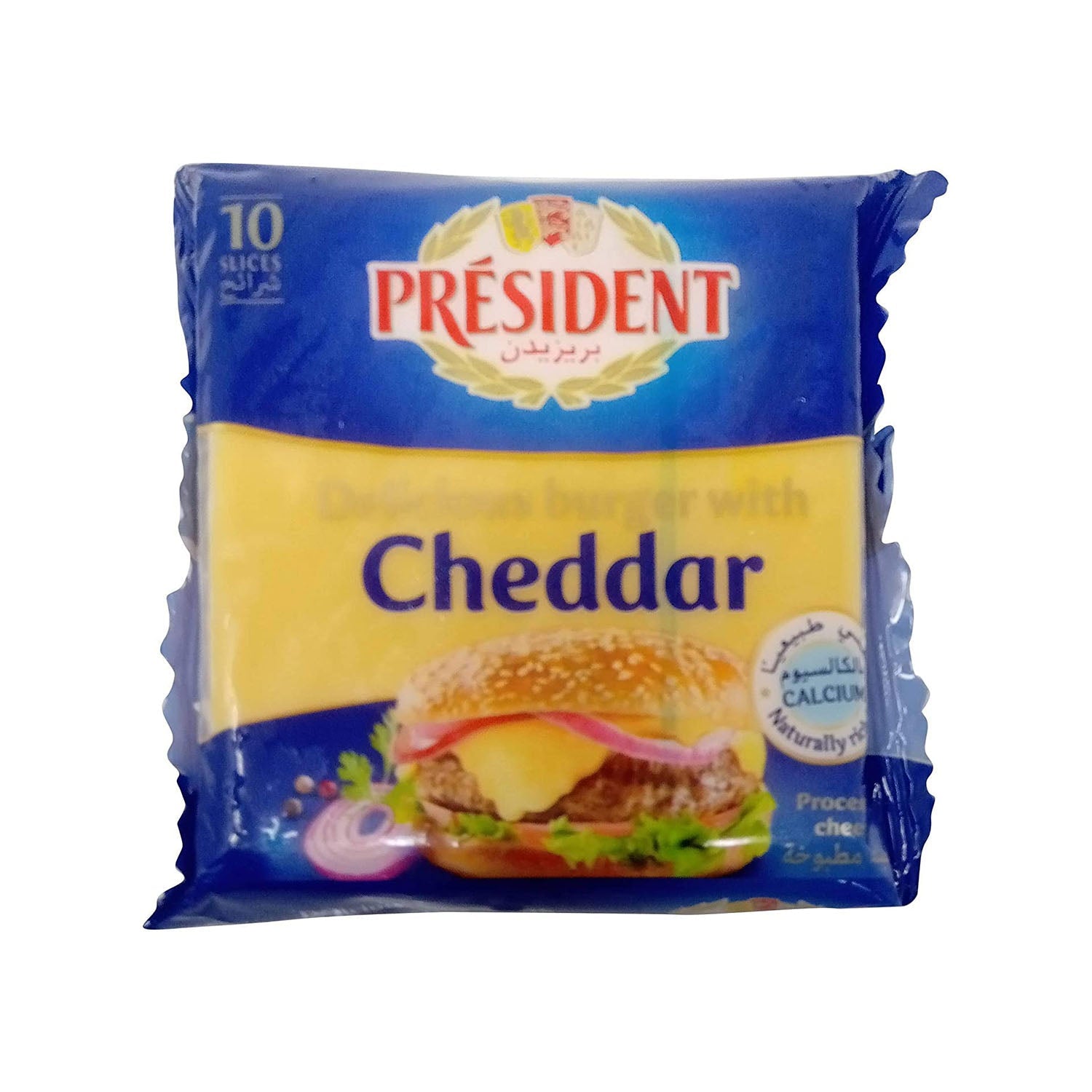 President Burger Cheddar Cheese 200Gm