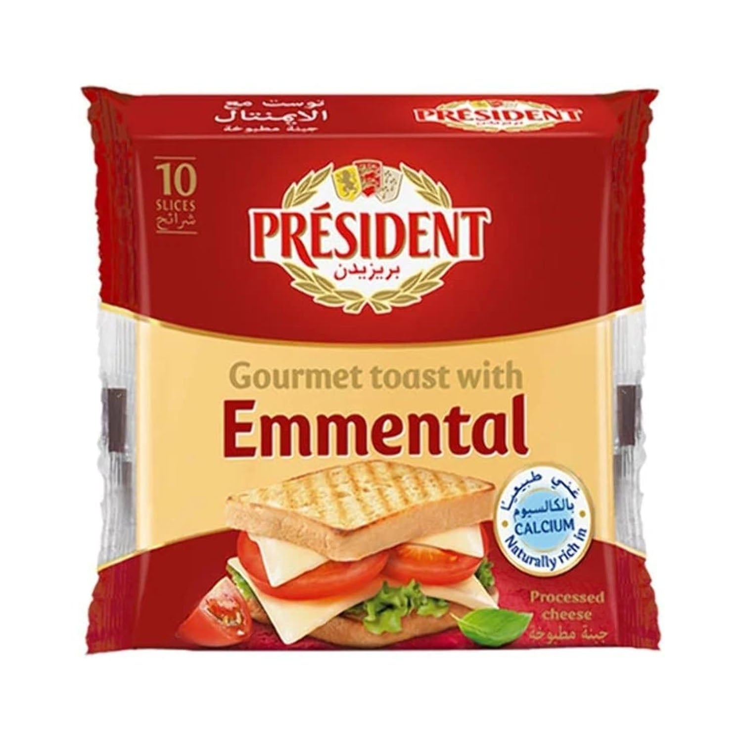 President Toast Emmental Cheese 200Gm