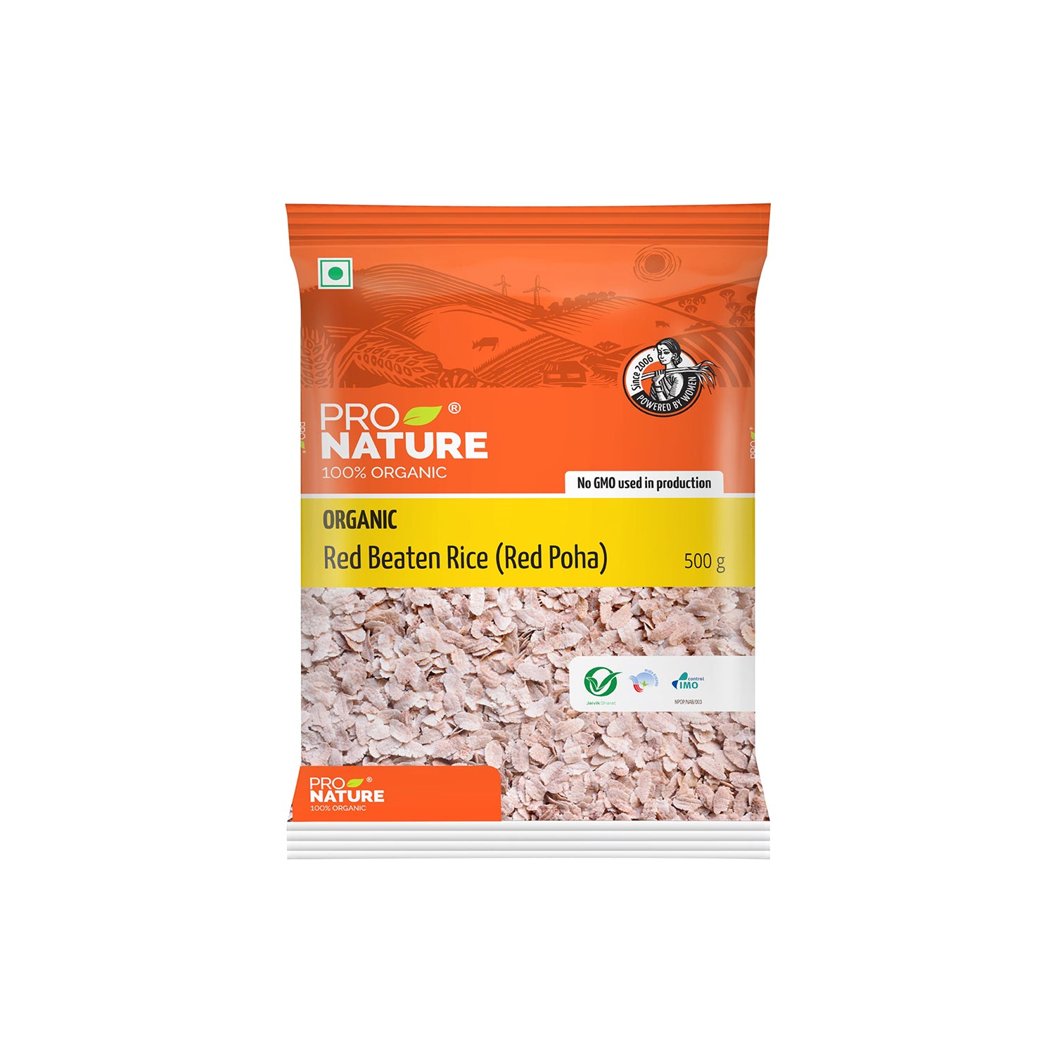 Pro Nature Organic Medium Poha 500Gm