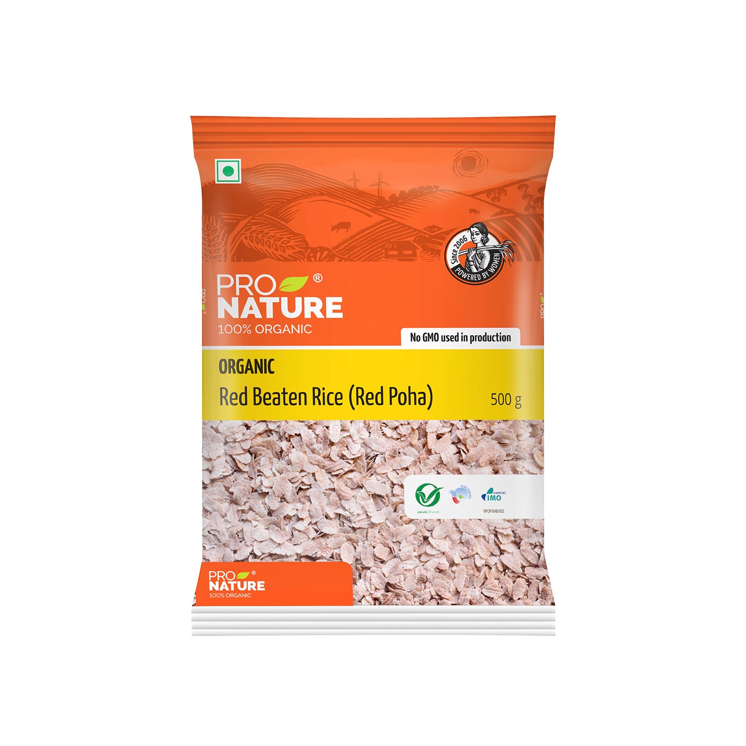 Pro Nature Organic Red Poha 500Gm