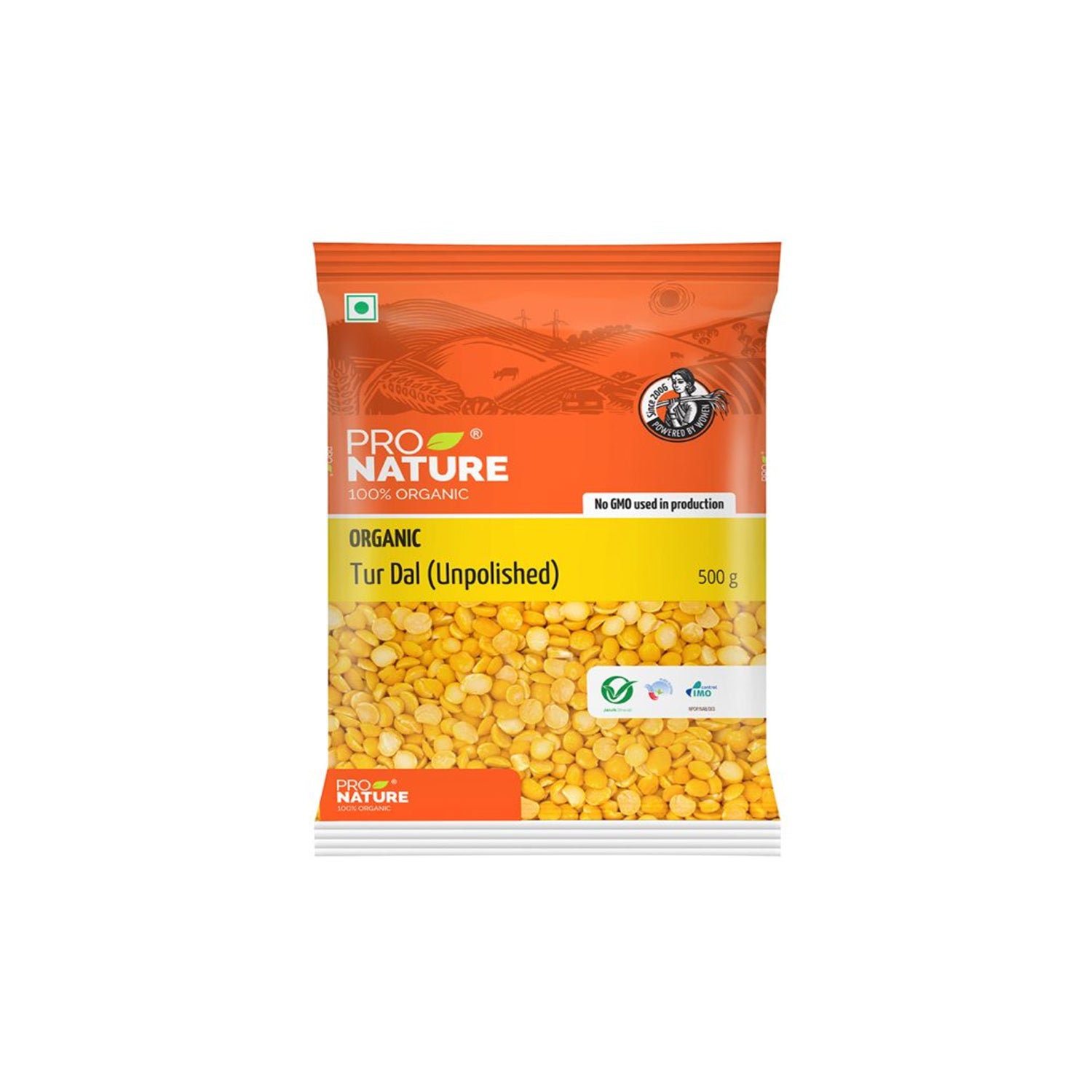Pro Nature Organic Tur Dal 500Gm
