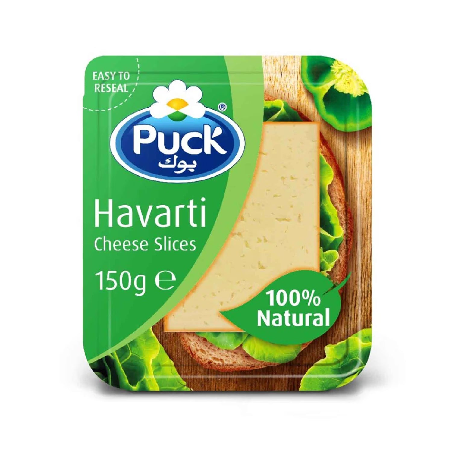 Puck Havarti Cheese Slices 150Gm