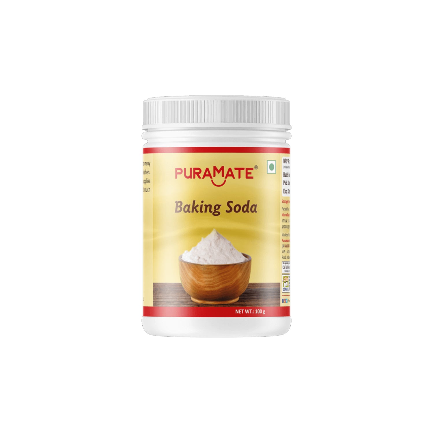 Puramate Baking Soda 100Gm