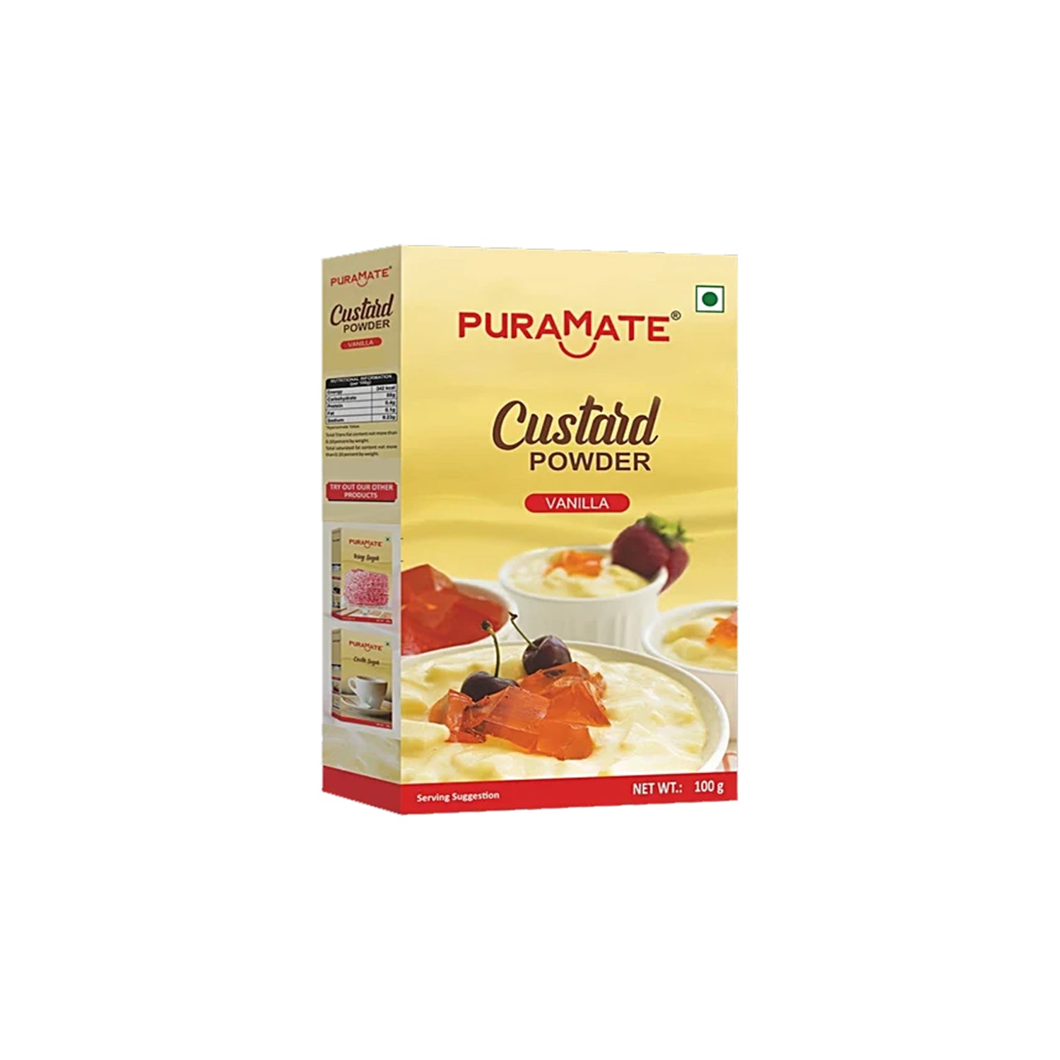 Puramate Custard Powder Vanilla 100Gm