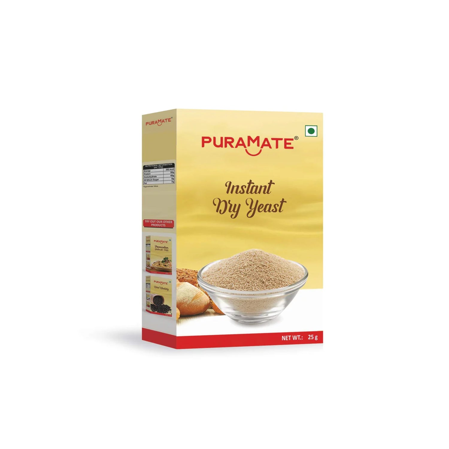 Puramate Instant Dry Yeast 25Gm