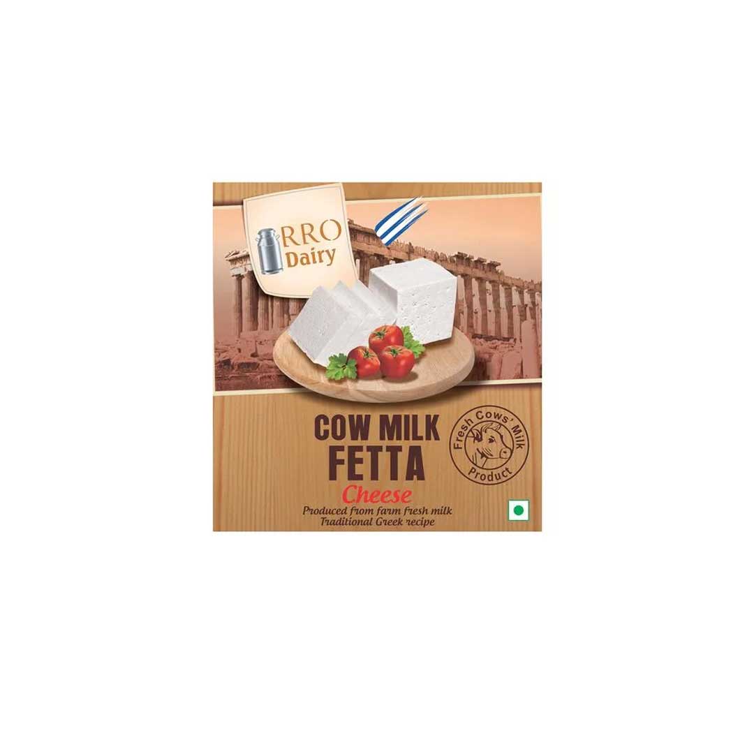 Rro Cow Milk Feta Cheese Block 200Gm