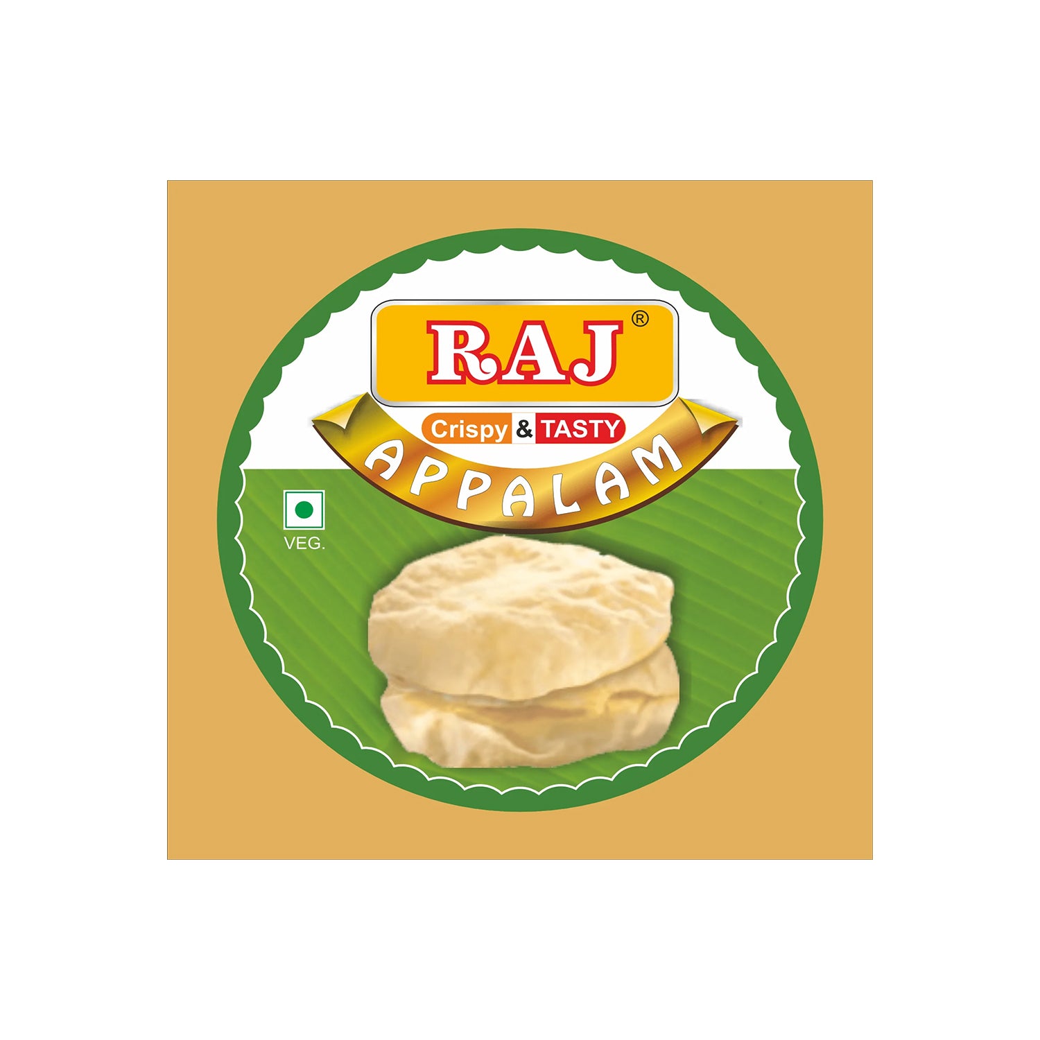 Raj Masale Appalam Papad 100Gm