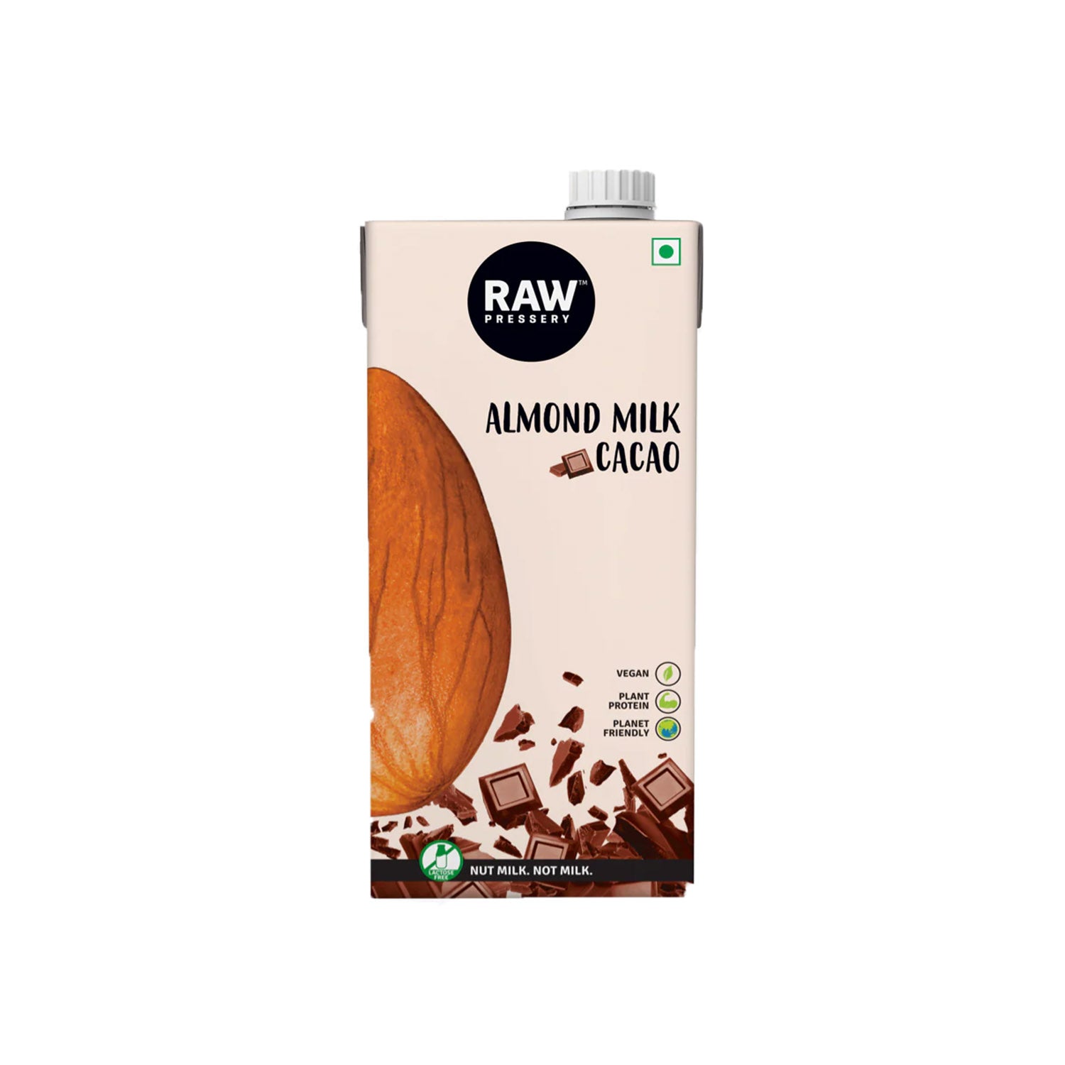 Raw Almond Milk Cacao 1Ltr