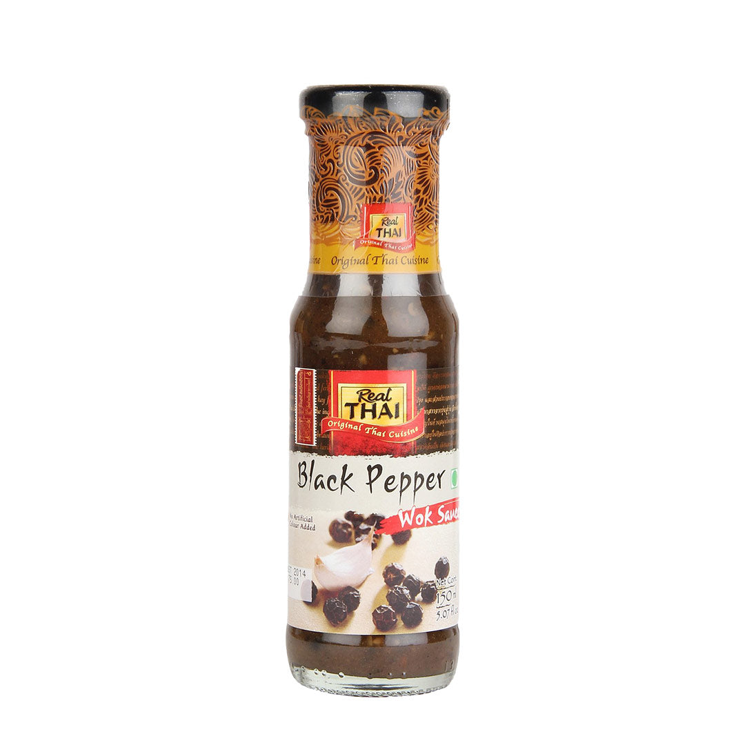 Real Thai Black Pepper Wok Sauce 150Ml