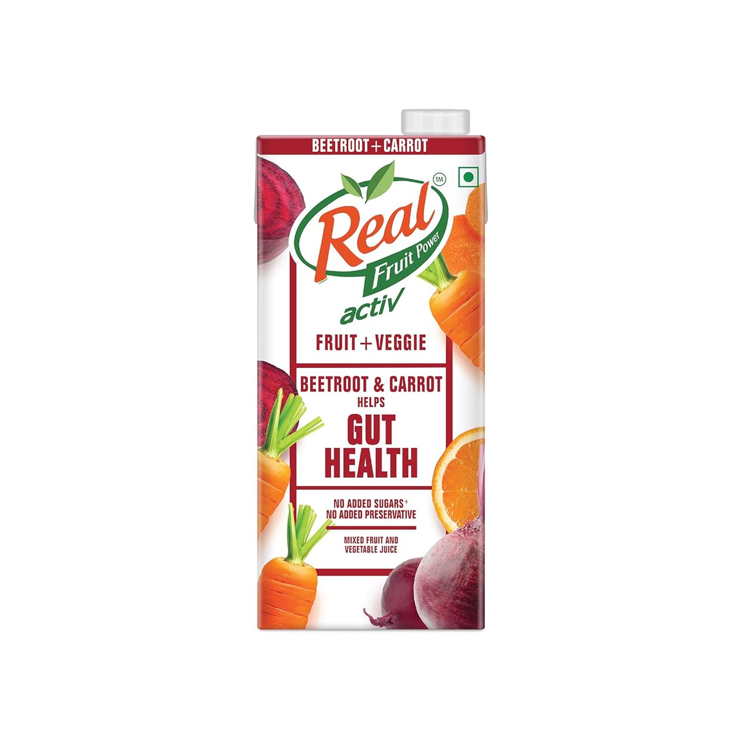 Real Juice Active Beet & Carrot Juice 1Ltr