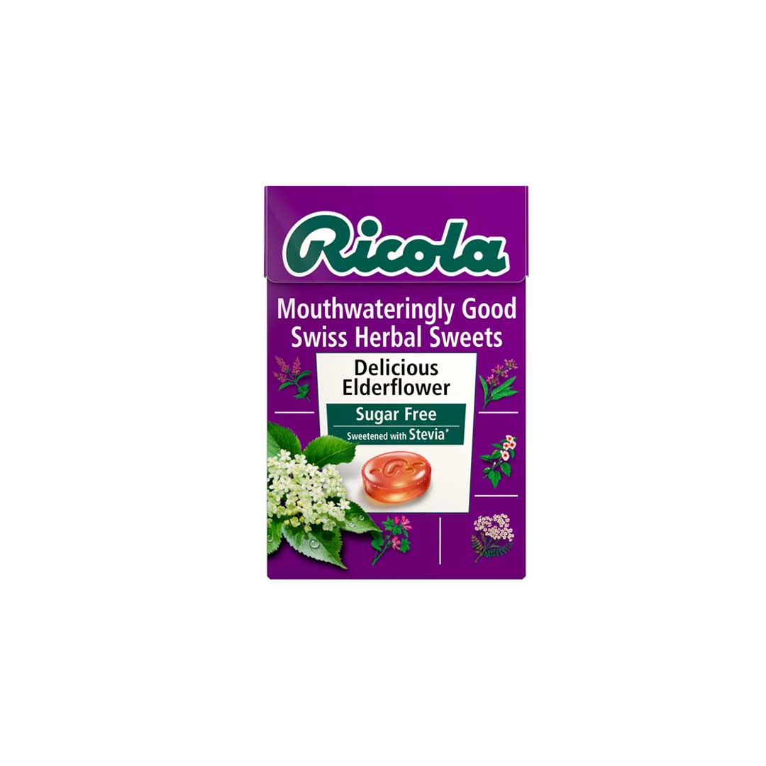 Ricola Herbal Elderflower Sugar Free 45Gm