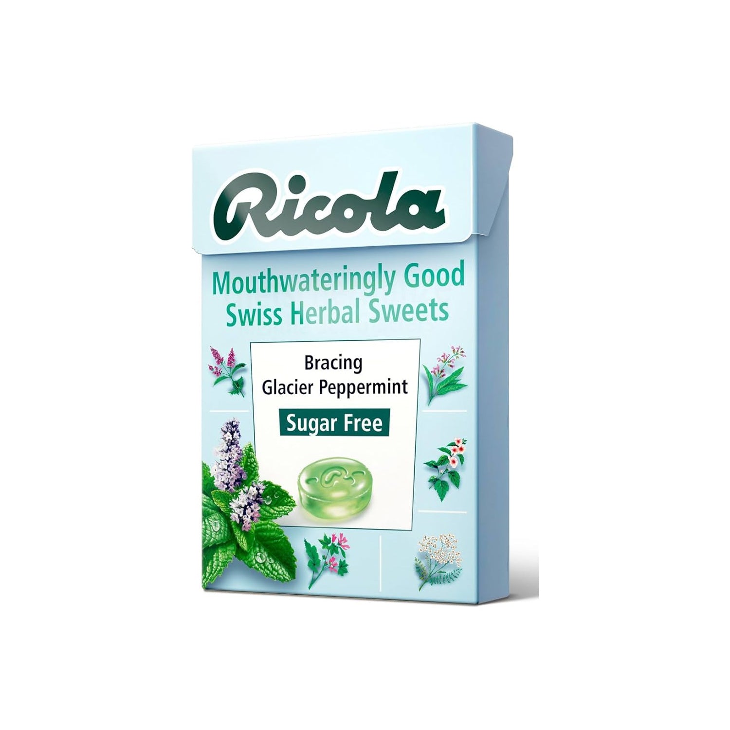 Ricola Herbal Bracing Glacier Peppermint Sf 45Gm