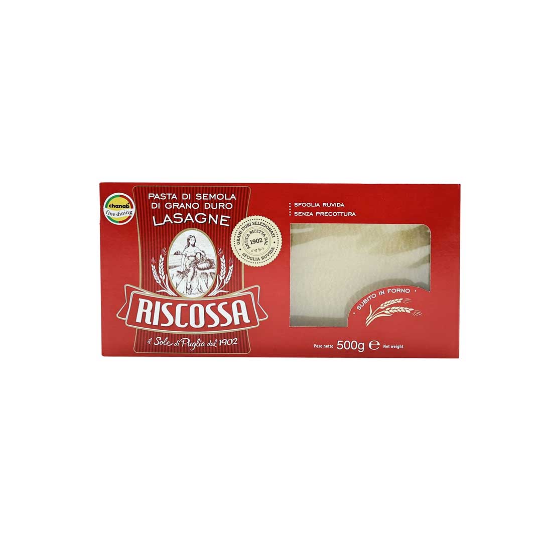 Riscossa Lasagne Semola Pasta 500Gm