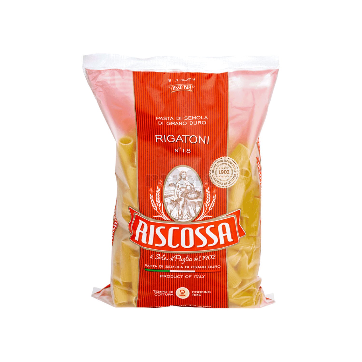 Riscossa Rigatoni Pasta N 18 500 Gm