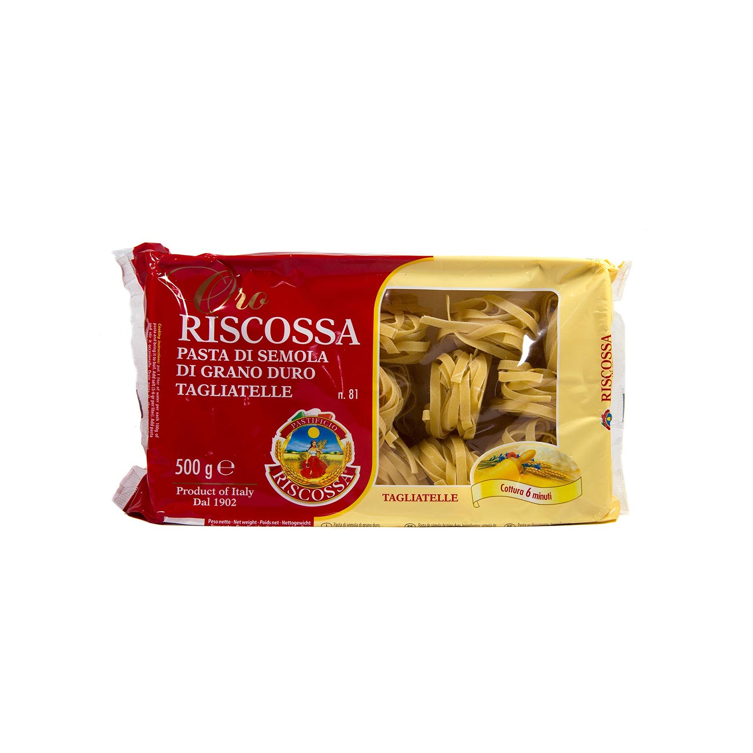 Riscossa Tagliatelle N 81 Pasta 500Gm