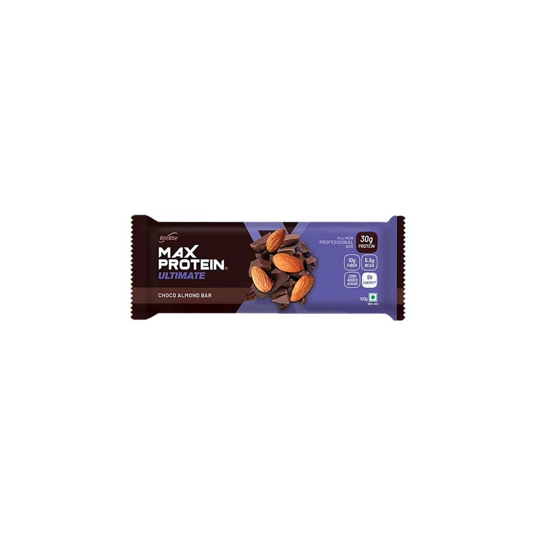 Rite Bite Pb Ultimate Choco Almond Bar 100Gm