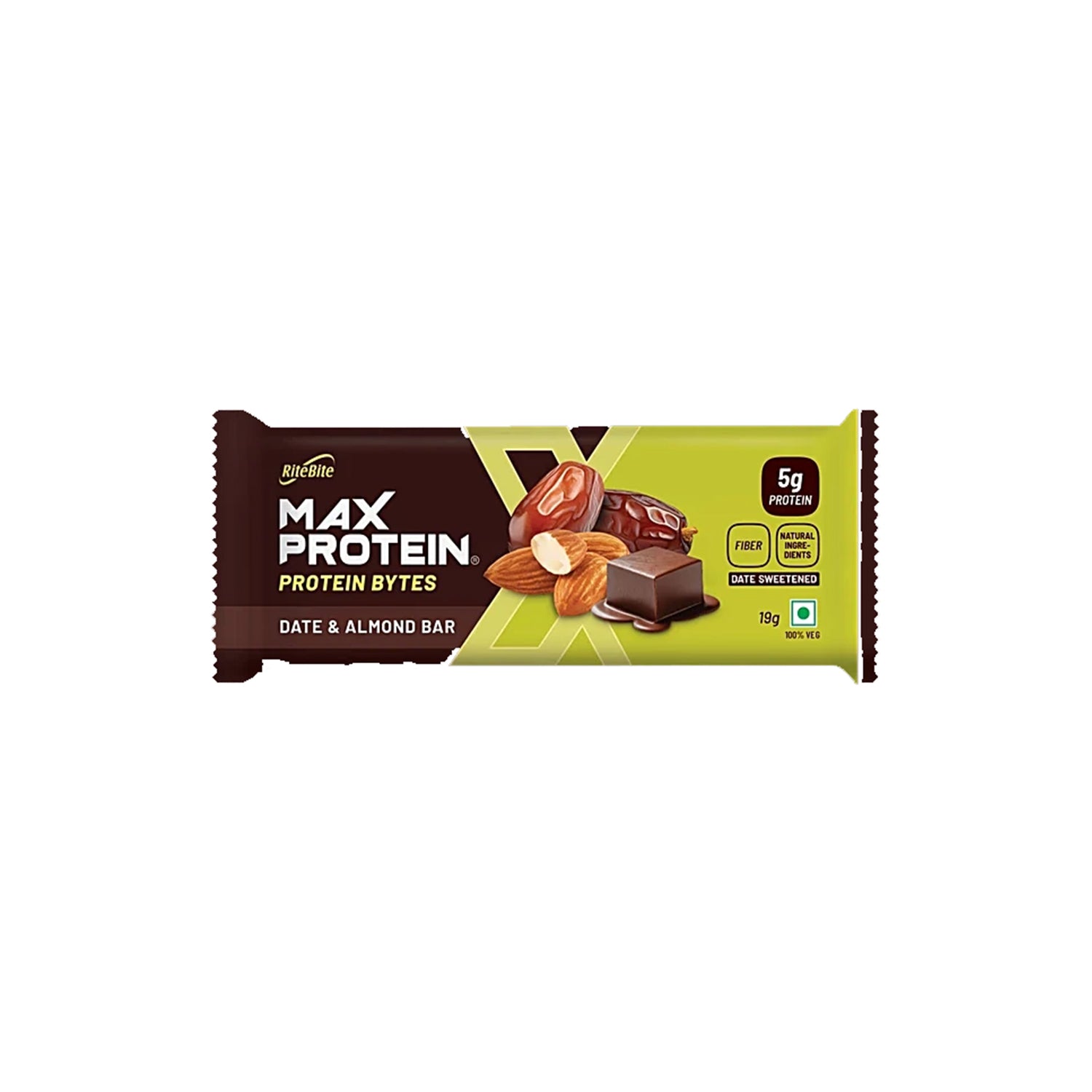 Rite Bite Mp Dates & Almond Bar 45Gm