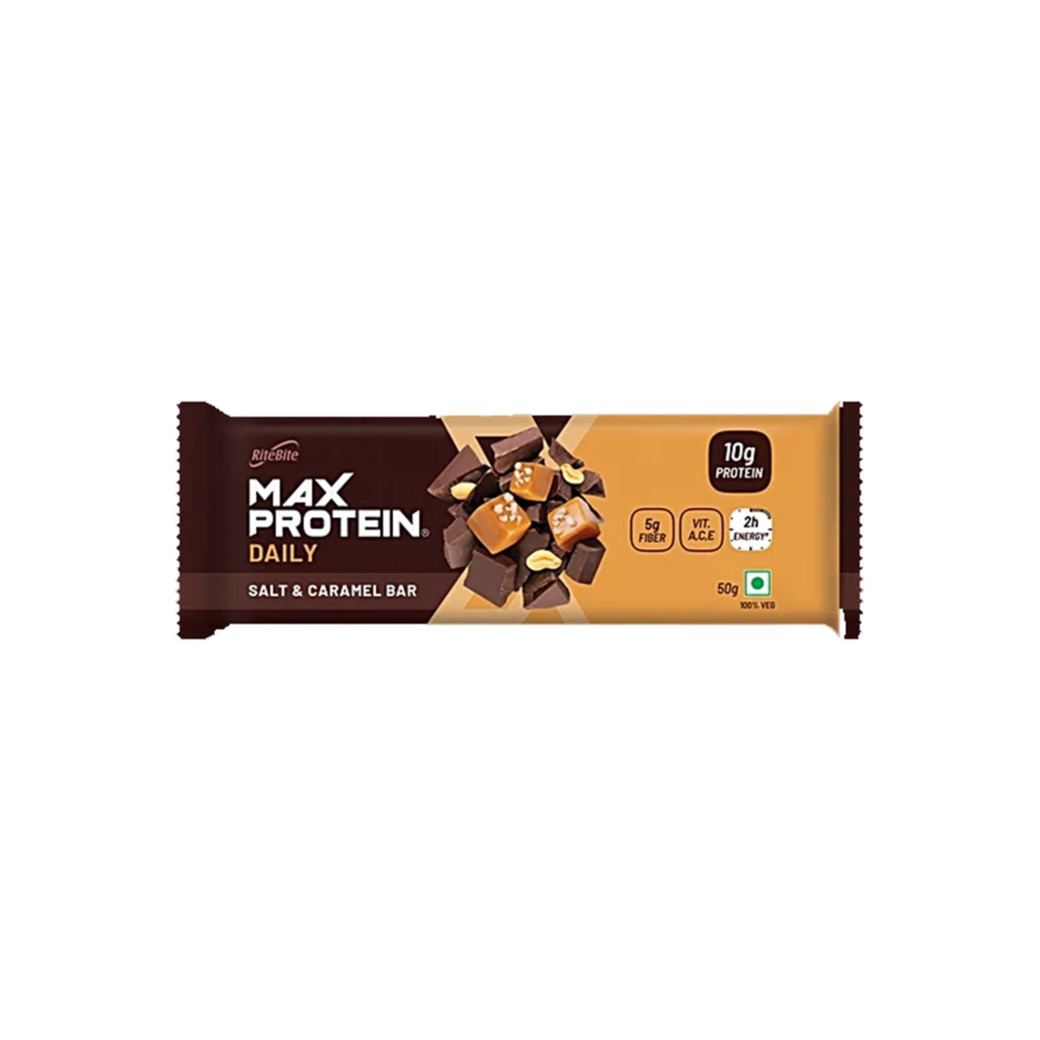 Rite Bite Pb Daily Salt & Caramel Bar 50Gm