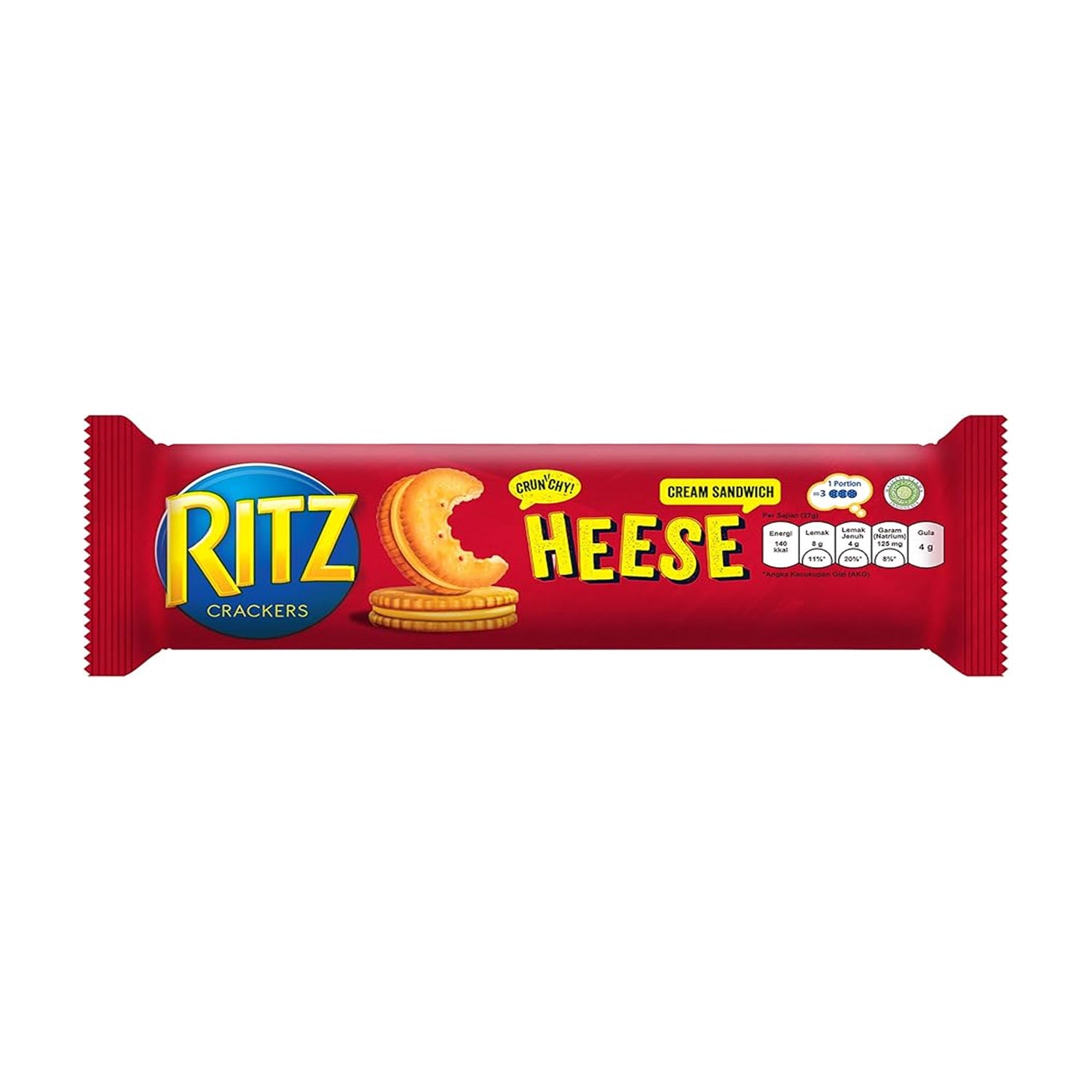 Ritz Cheesee Cream Sandwich Cracker 91Gm