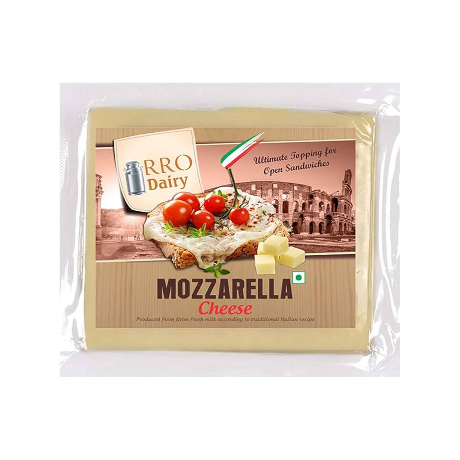 Rro Mozzarella Cheese Block 200G