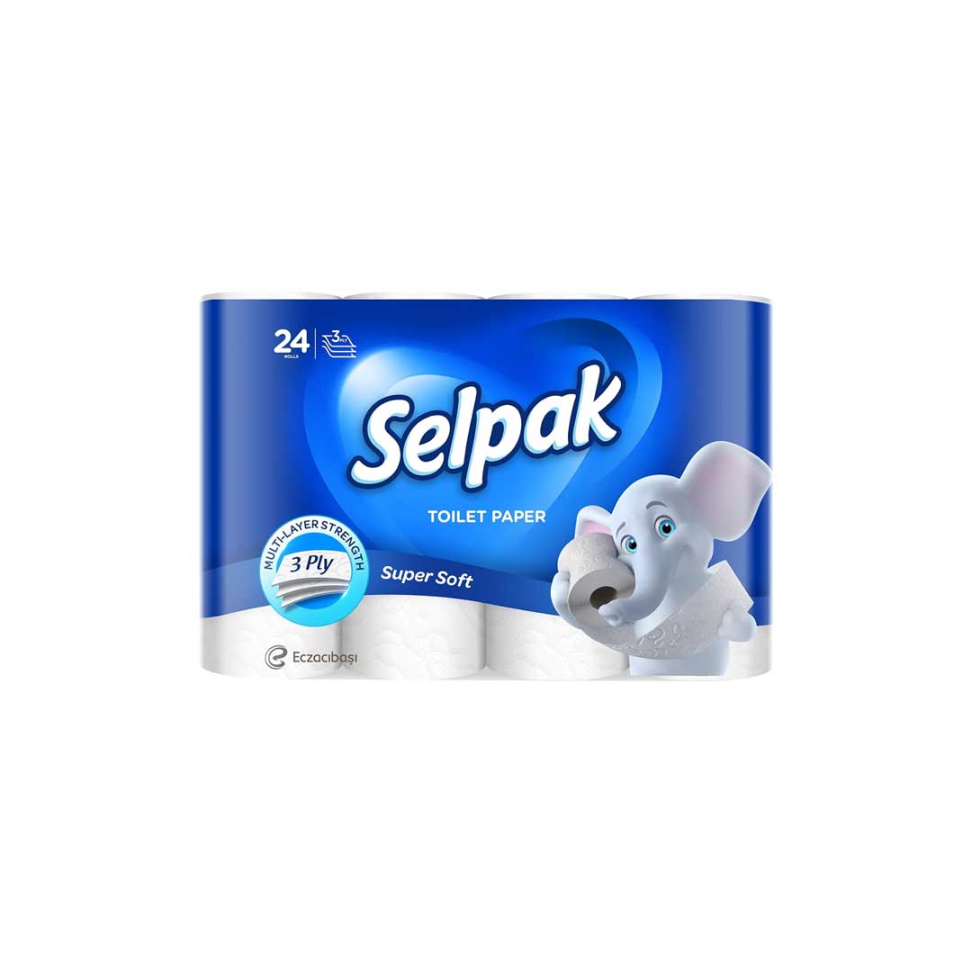 Selpak Toilet Paper 3Ply 24 Rolls