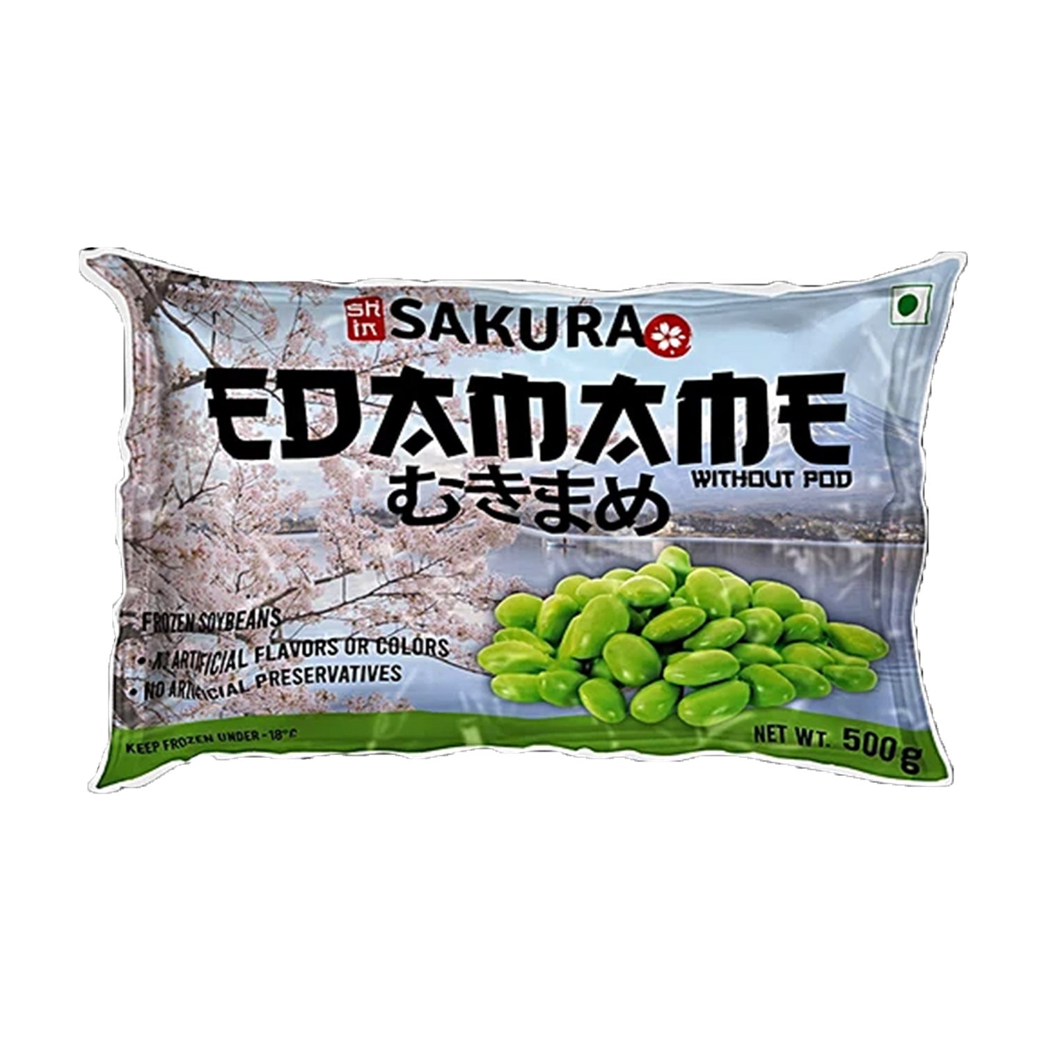 Sakura Edamame Beans Without Pod 500Gm